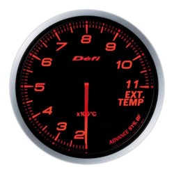 Defi Red Defi Advance BF Exhaust Temperature Gauge 60mm 1100C